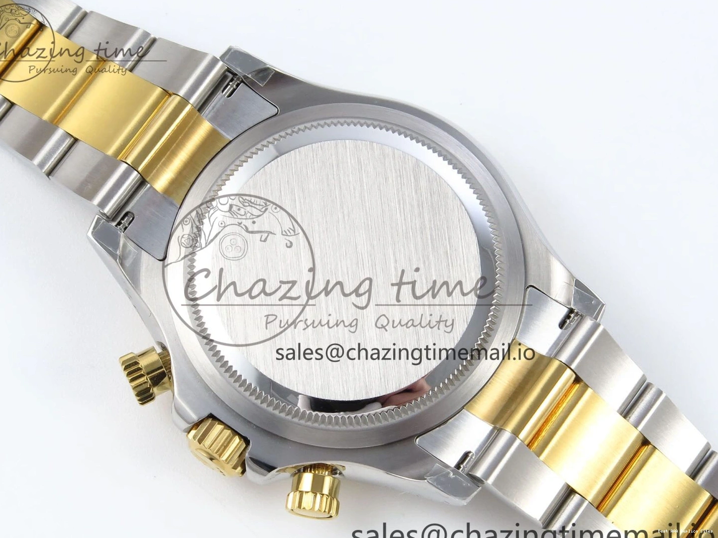 Good Copy Rolex Watches Best on Edition QF 721 V 1:1 Daytona AllSeason SH4131 YG SS Braclet White Dial 126503 1222